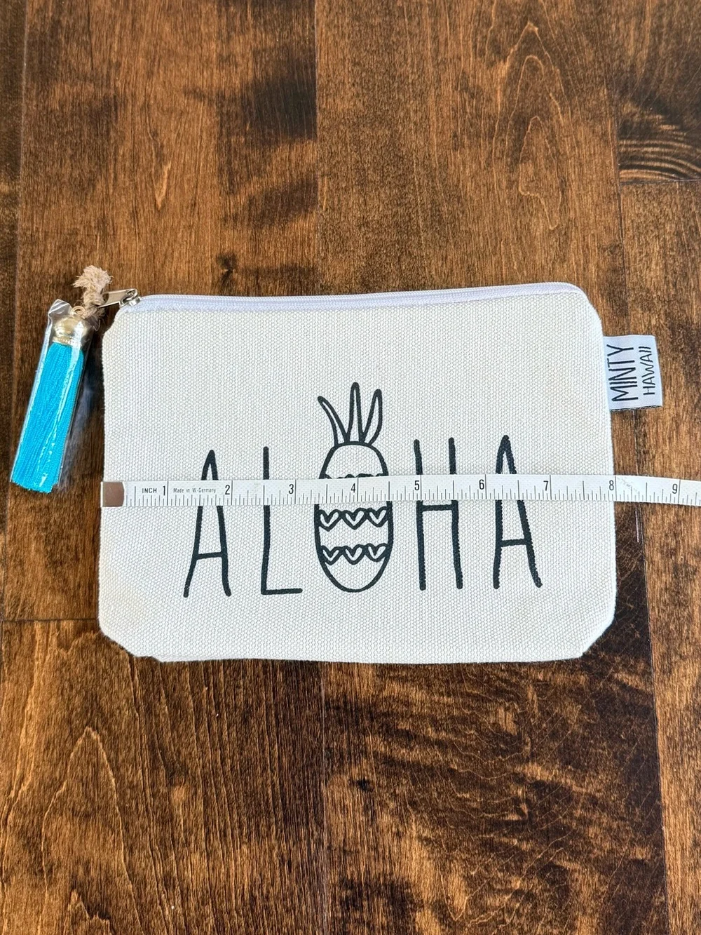 Minty Hawaii Aloha Cosmetic Bag